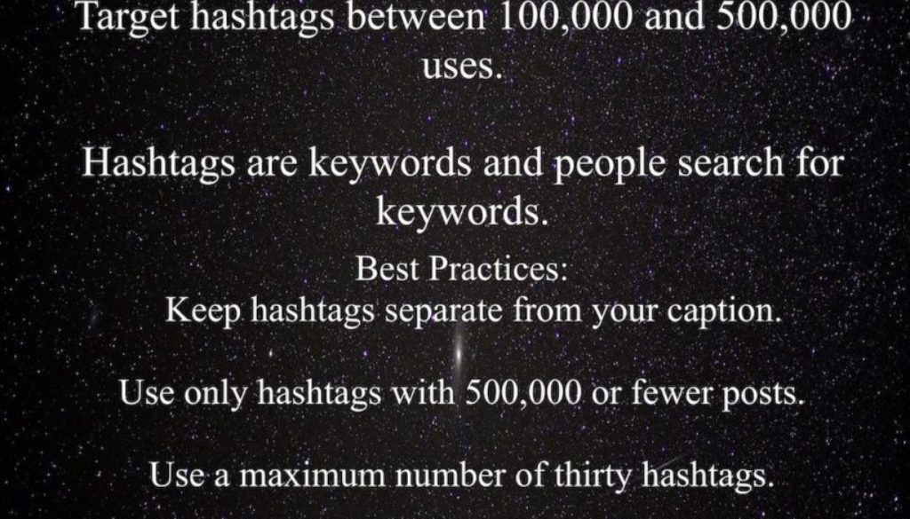 10 Steps to better Instagram Engagement. Step 3: Use Hashtags.