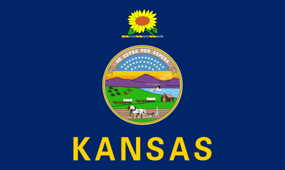 Kansas state flag.