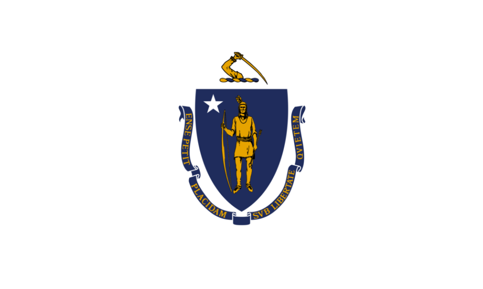 Massachusetts state flag.