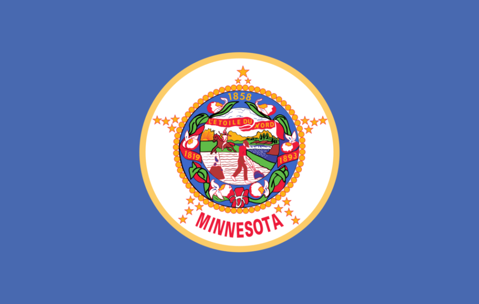 Minnesota state flag.
