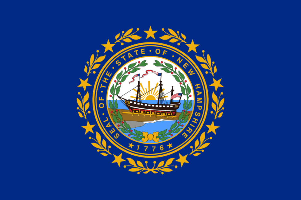 New Hampshire state flag.