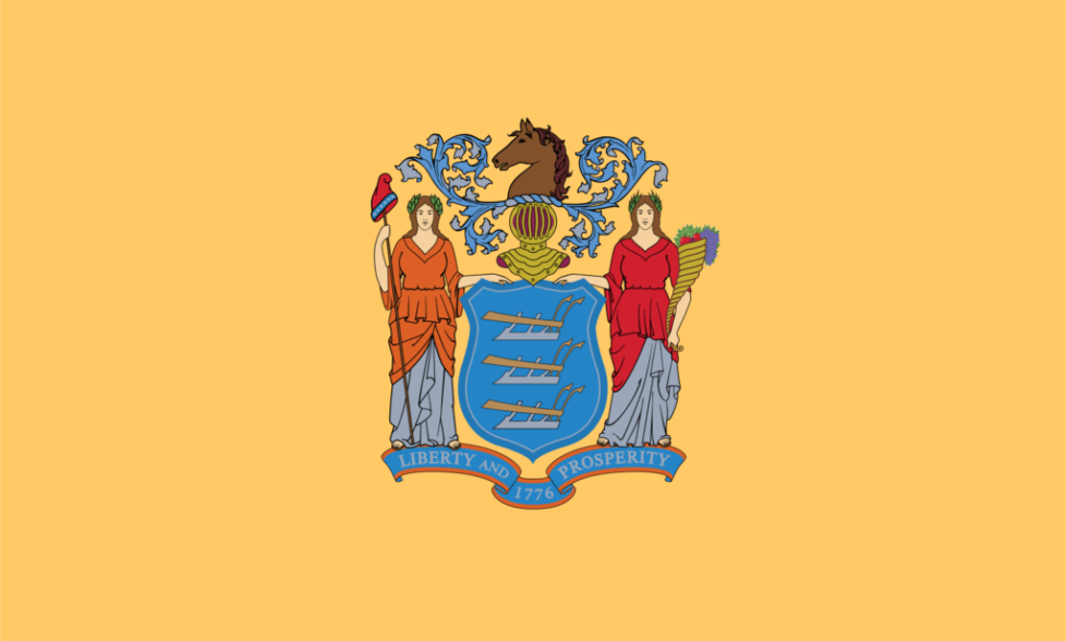 New Jersey state flag.