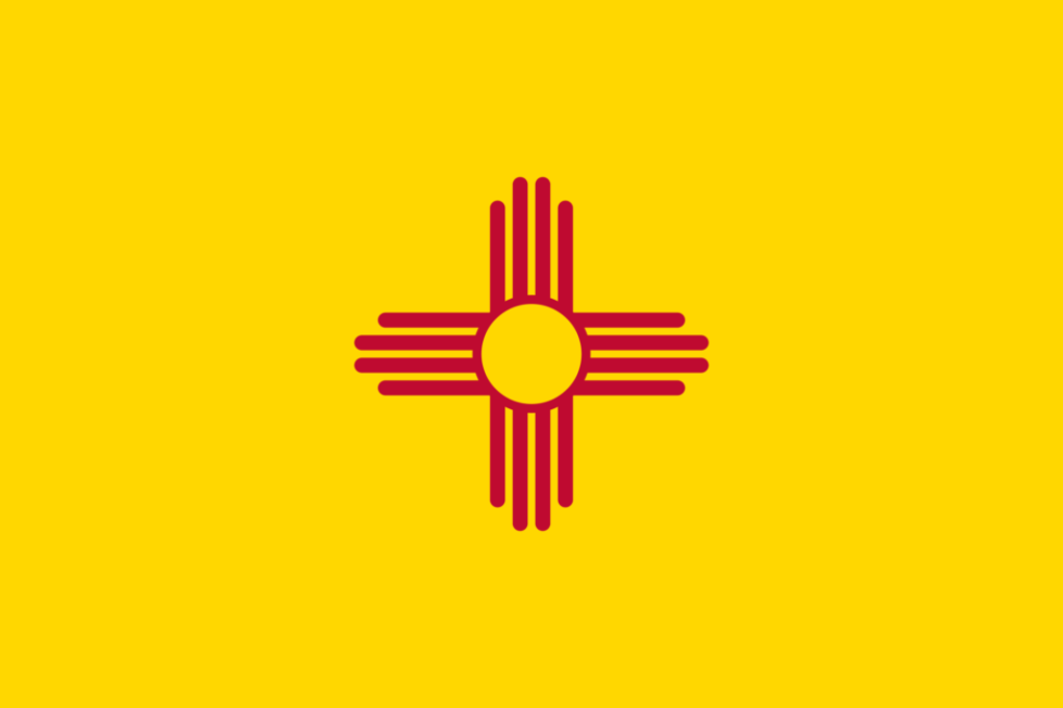 New Mexico state flag.