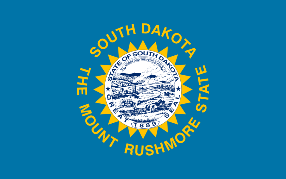 South Dakota state flag.