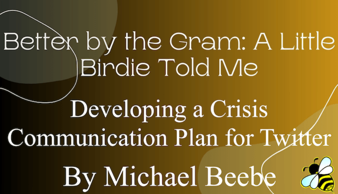 Developing a Crisis Communication Plan for Twitter