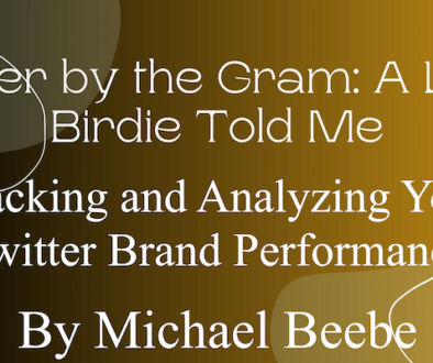 Tracking and Analyzing Your Twitter Brand Performance